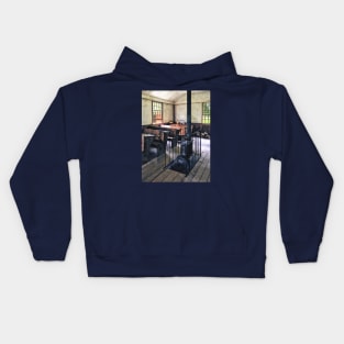 Teachers - One Room Schoolhouse With Stove Kids Hoodie